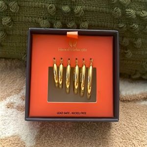 House of Harlow 1960 Hoop Earrings Set